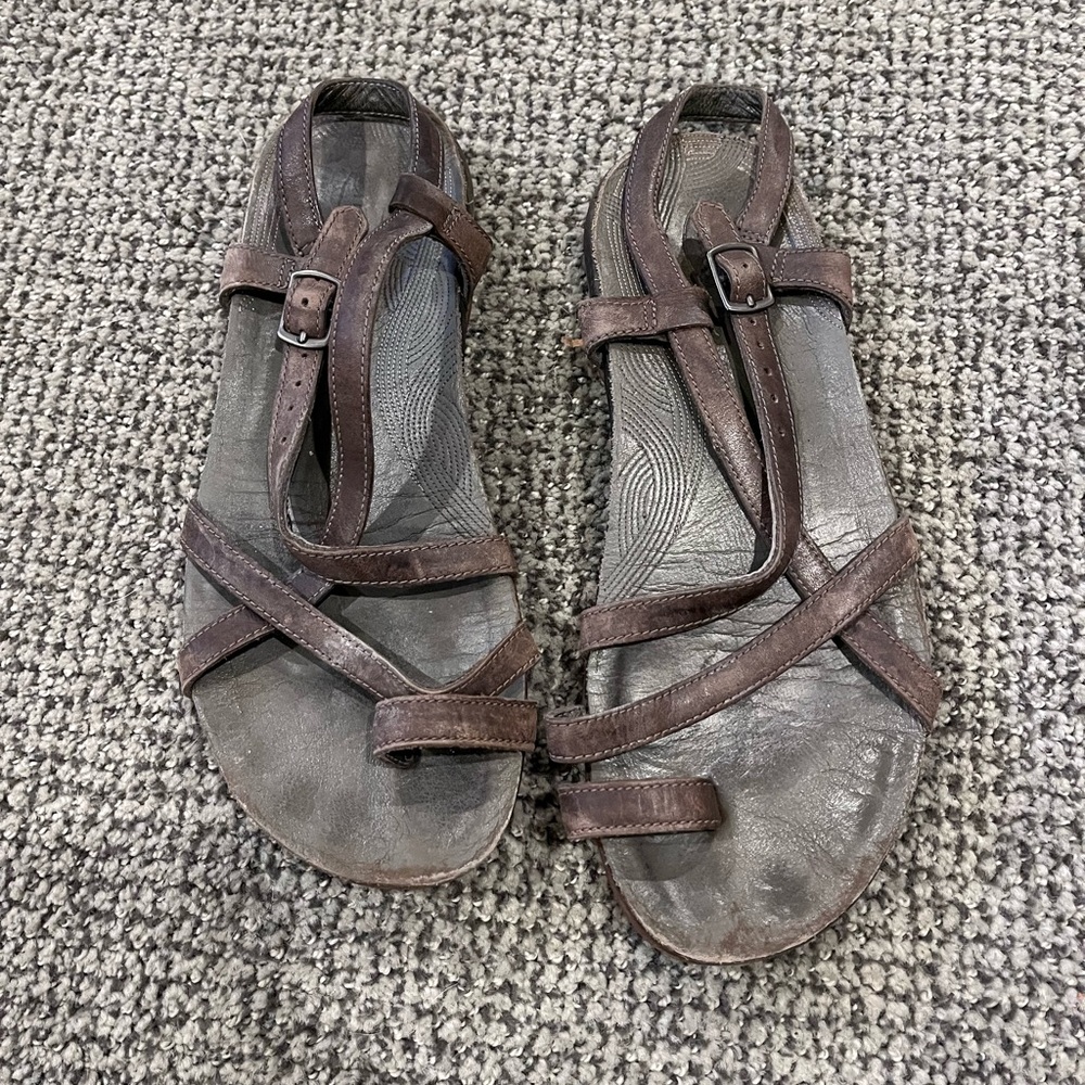 Brown Strappy Chaco Sandals
